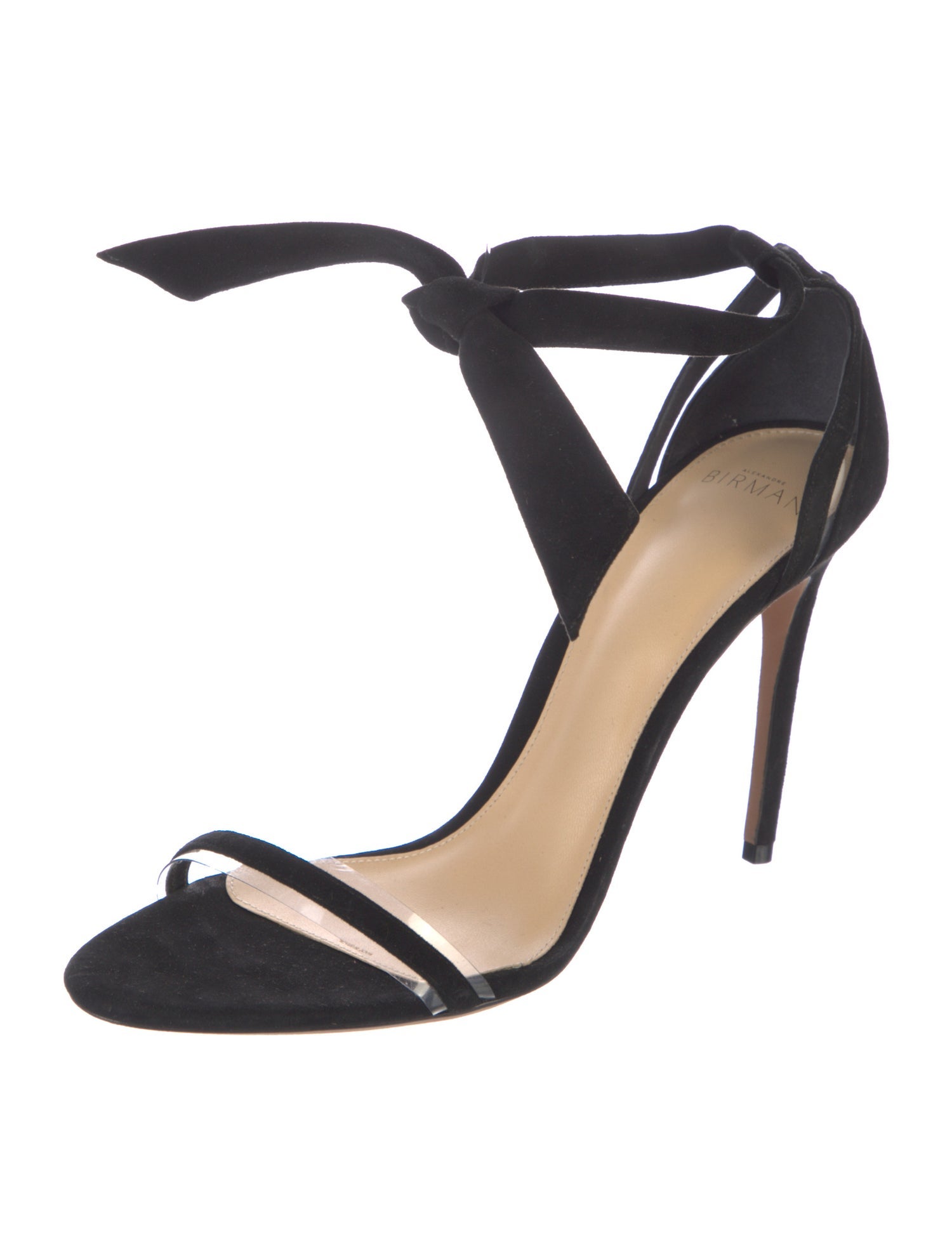 Alexandre Birman Suede Bow Accents Sandals