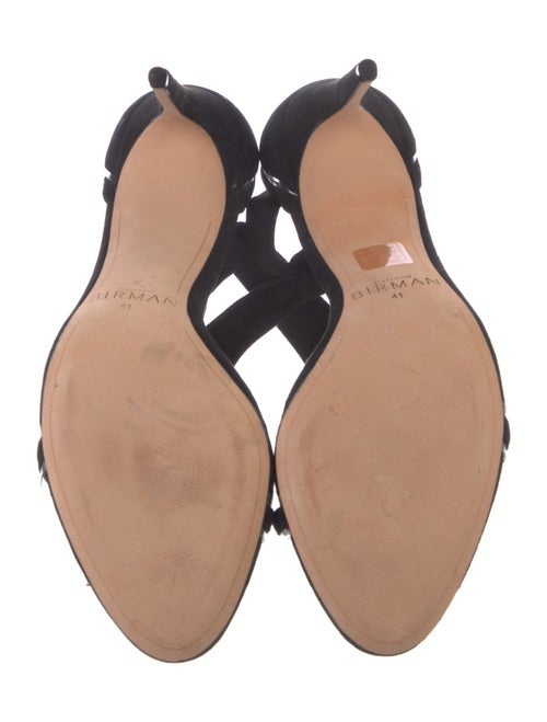 Alexandre Birman Suede Bow Accents Sandals