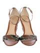 Alexandre Birman Snakeskin Animal Print Sandals