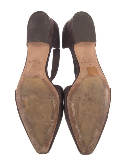 Alexandre Birman Suede T-Strap Pumps