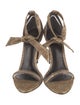 Alexandre Birman Animal Print Bow Accents Sandals