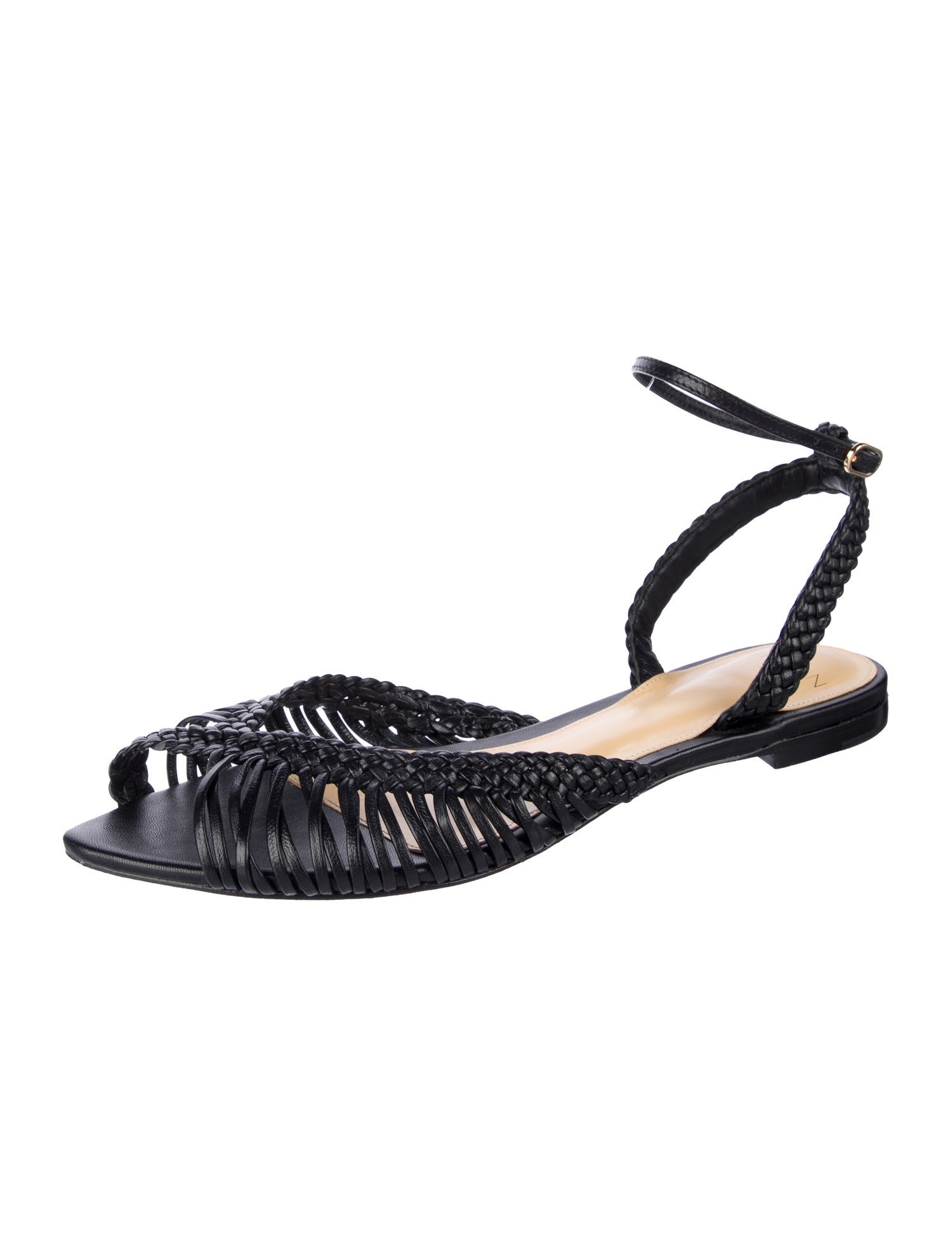 Alexandre Birman Leather Slingback Sandals