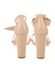 Alexandre Birman Leather Bow Accents Sandals