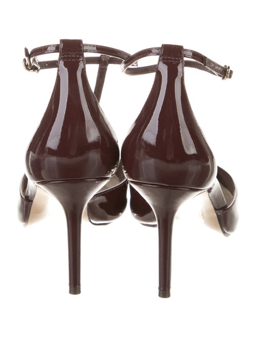 Alexandre Birman Leather T-Strap Pumps