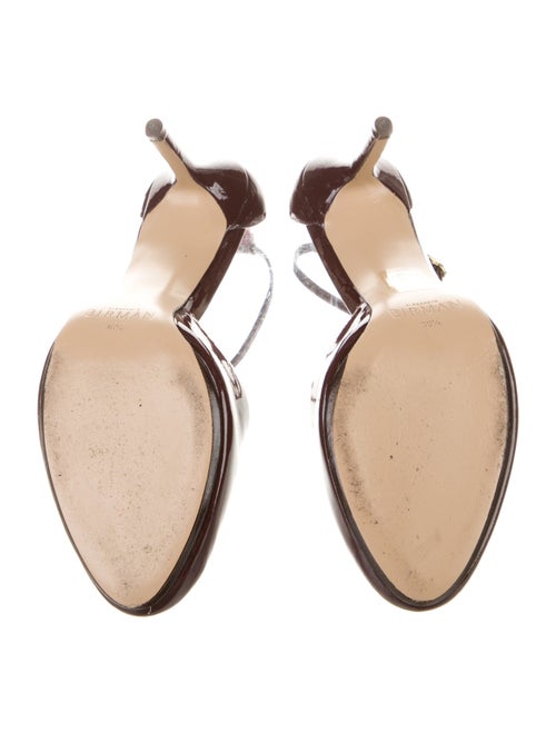 Alexandre Birman Leather T-Strap Pumps