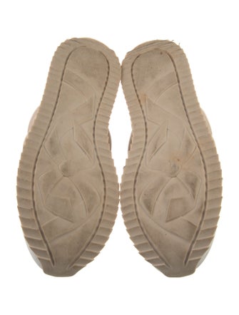 Alexandre Birman Leather Lasercut Accents Athletic Sneakers