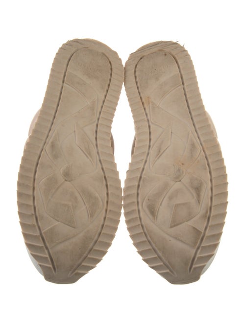 Alexandre Birman Leather Lasercut Accents Athletic Sneakers