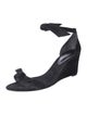 Alexandre Birman Suede Bow Accents Sandals