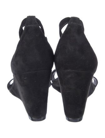 Alexandre Birman Suede Bow Accents Sandals