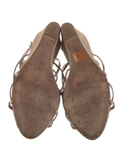 Alexandre Birman Snakeskin Gladiator Sandals