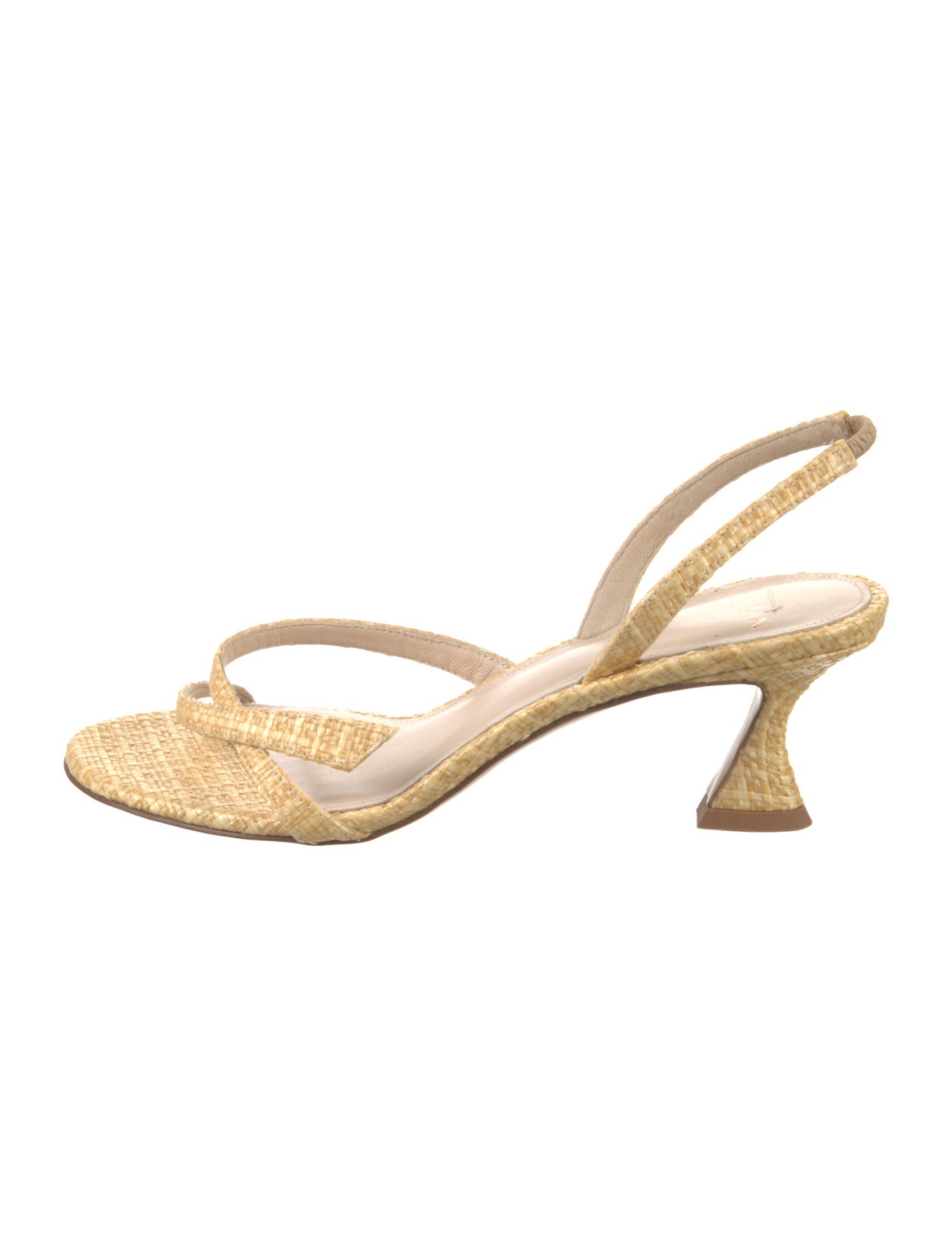 Alexandre Birman Raffia Slingback Sandals