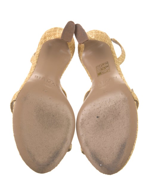Alexandre Birman Raffia Slingback Sandals
