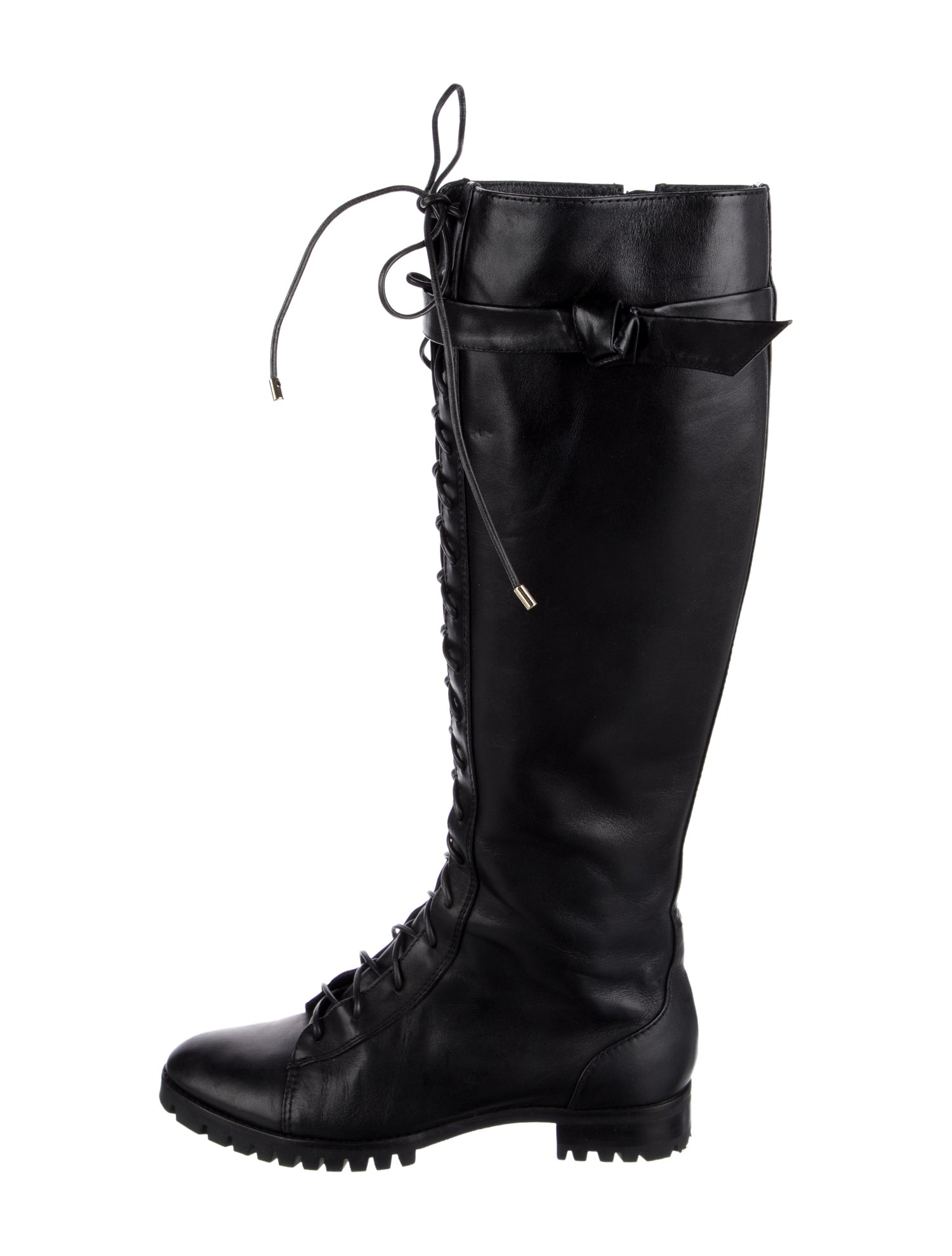 Alexandre Birman Leather Combat Boots