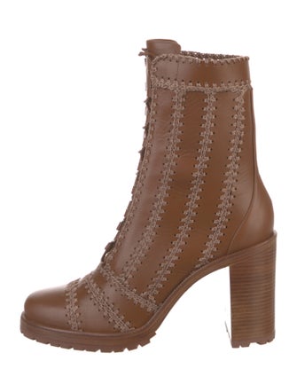 Alexandre Birman Suede Lace-Up Boots
