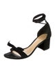 Alexandre Birman Suede Bow Accents Sandals