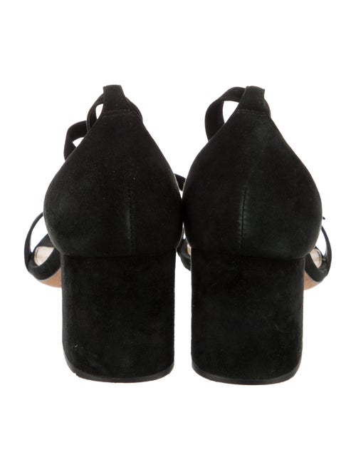 Alexandre Birman Suede Bow Accents Sandals