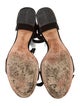 Alexandre Birman Suede Bow Accents Sandals