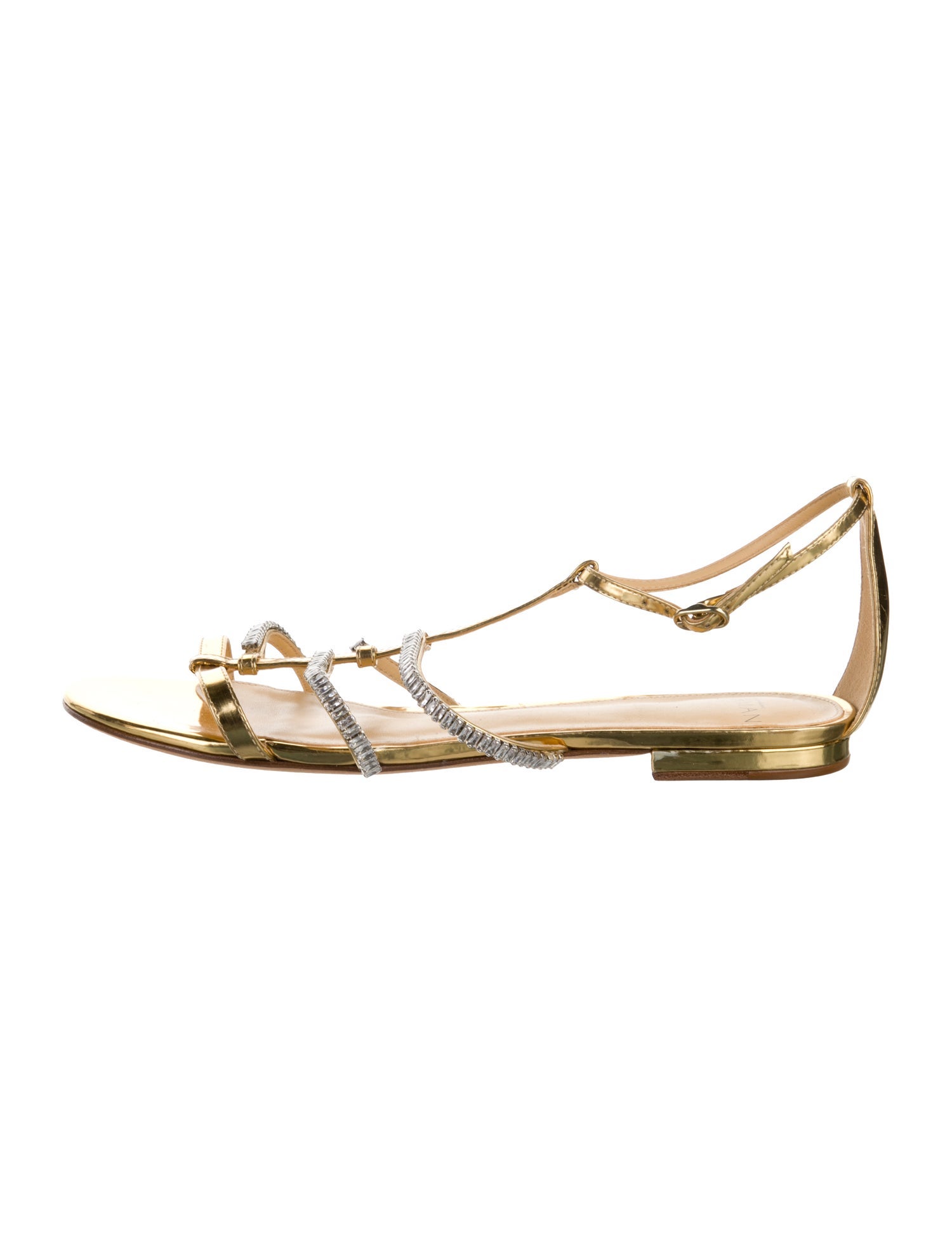 Alexandre Birman Patent Leather Gladiator Sandals