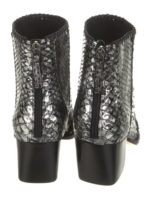 Alexandre Birman Snakeskin Animal Print Boots