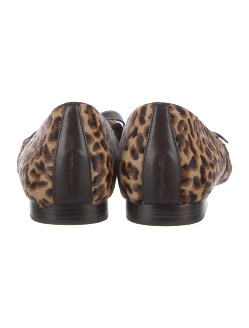 Alexandre Birman Ponyhair Animal Print Loafers