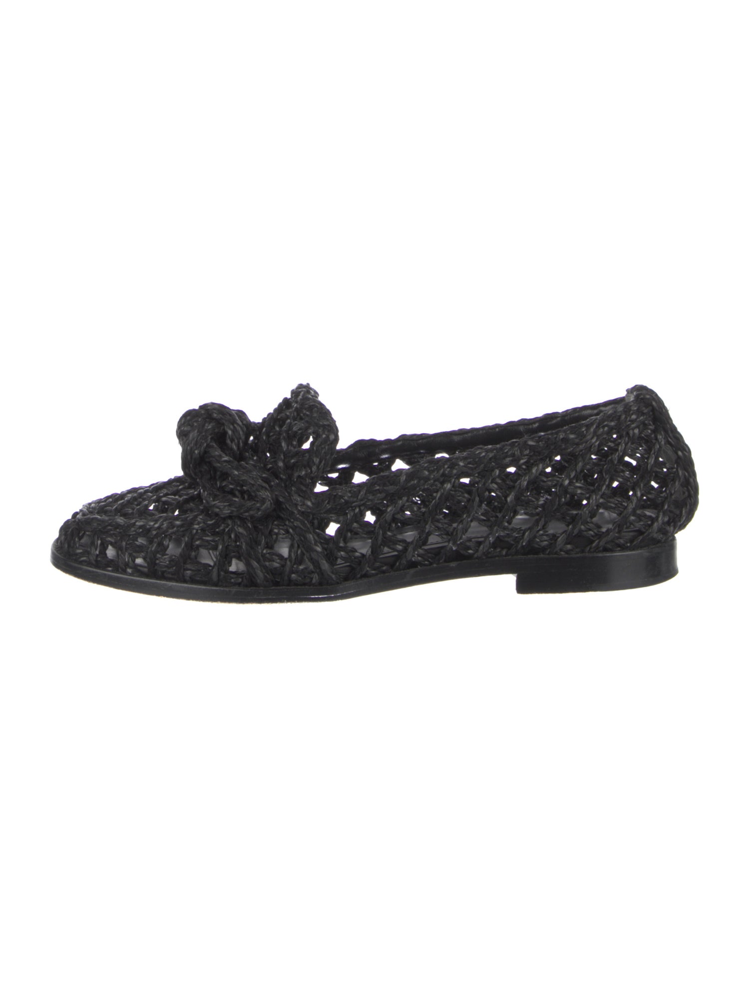 Alexandre Birman Raffia Ballet Flats