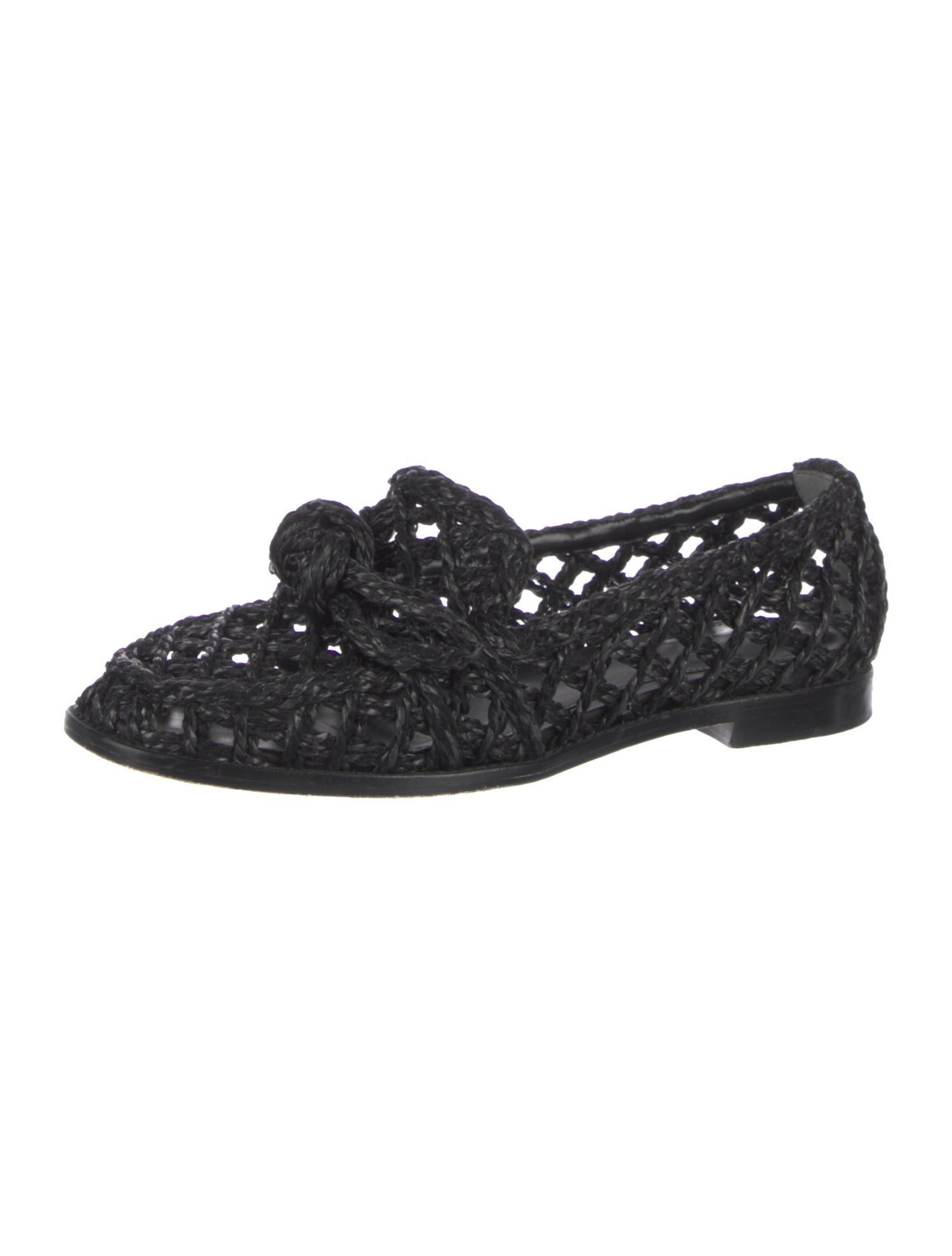 Alexandre Birman Raffia Ballet Flats
