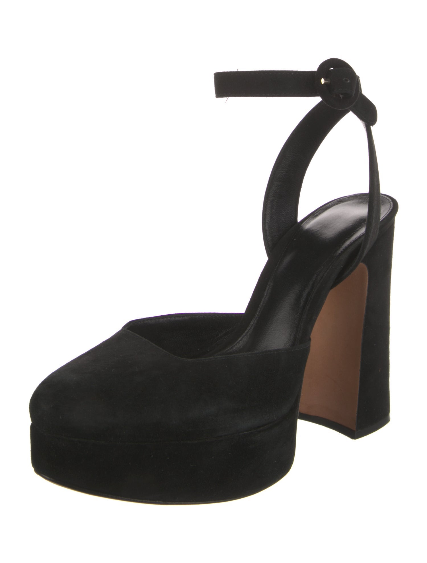 Alexandre Birman Suede D'Orsay Pumps