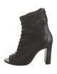 Alexandre Birman Leather Braided Accents Lace-Up Boots