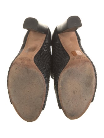 Alexandre Birman Leather Braided Accents Lace-Up Boots