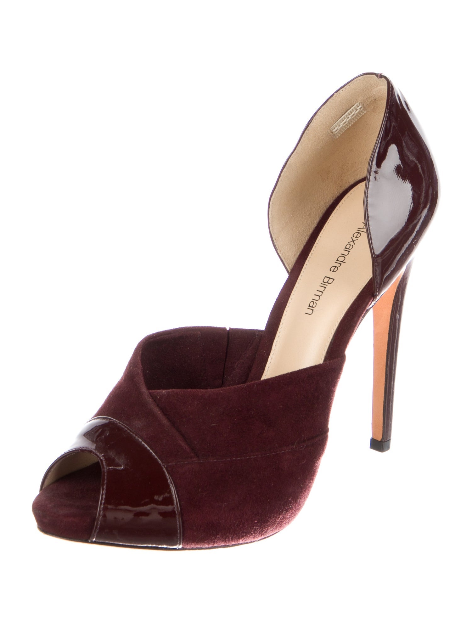 Alexandre Birman Patent Leather D'Orsay Pumps