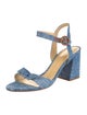 Alexandre Birman Denim Sandals