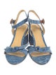 Alexandre Birman Denim Sandals