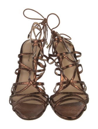 Alexandre Birman Leather Gladiator Sandals