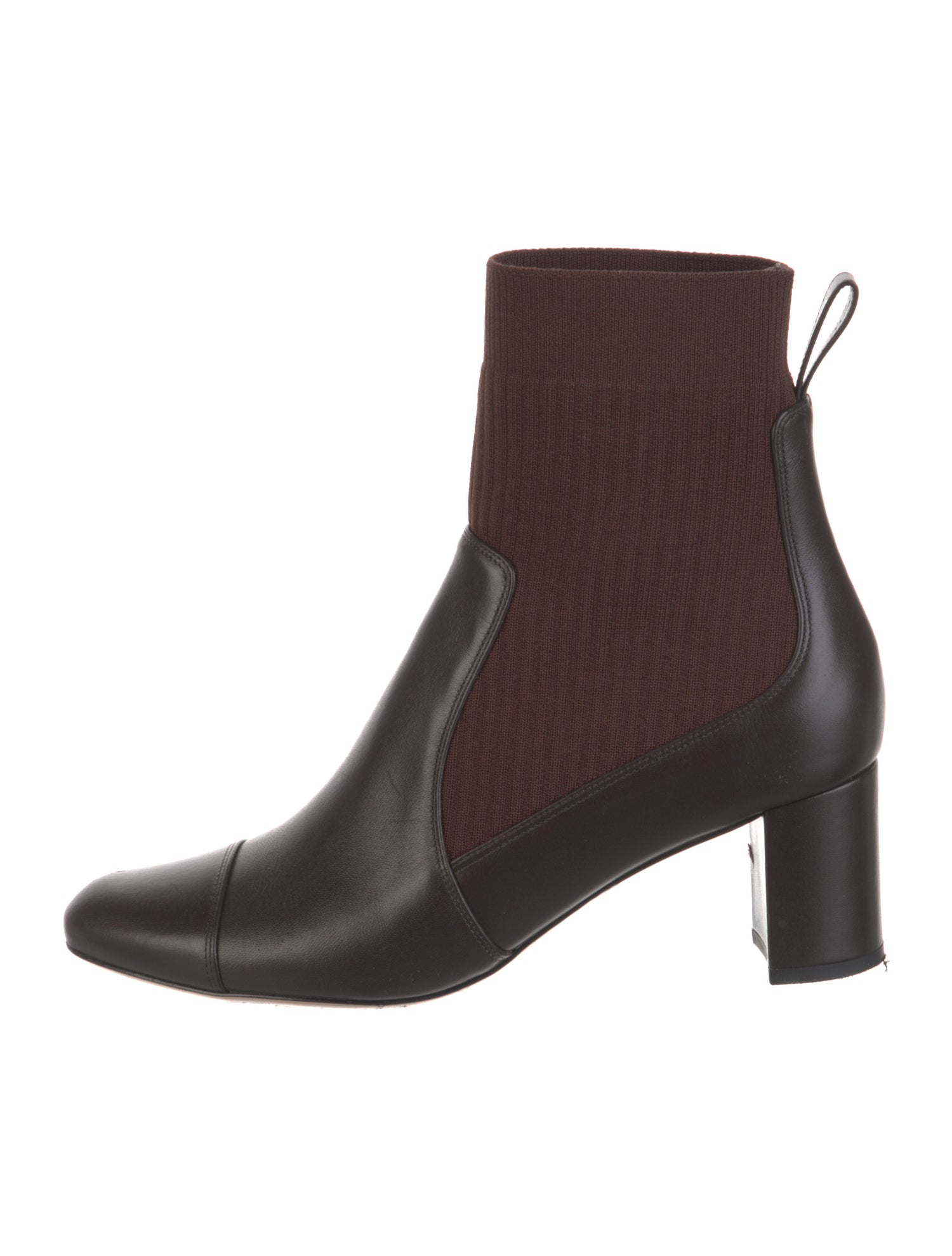 Alexandre Birman Leather Sock Boots