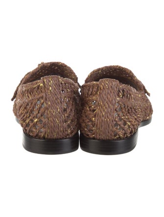 Alexandre Birman Raffia Loafers