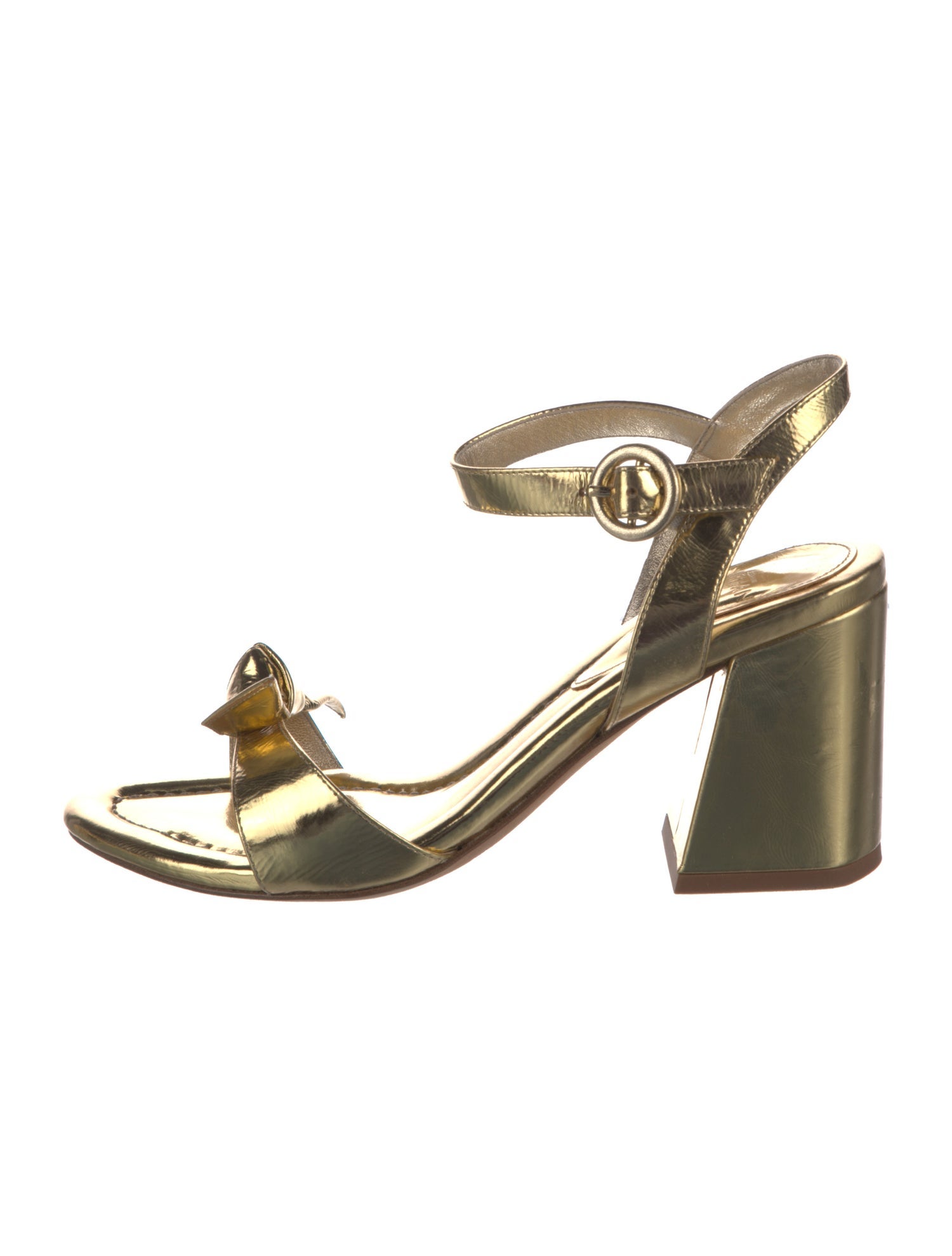 Alexandre Birman Patent Leather Sandals