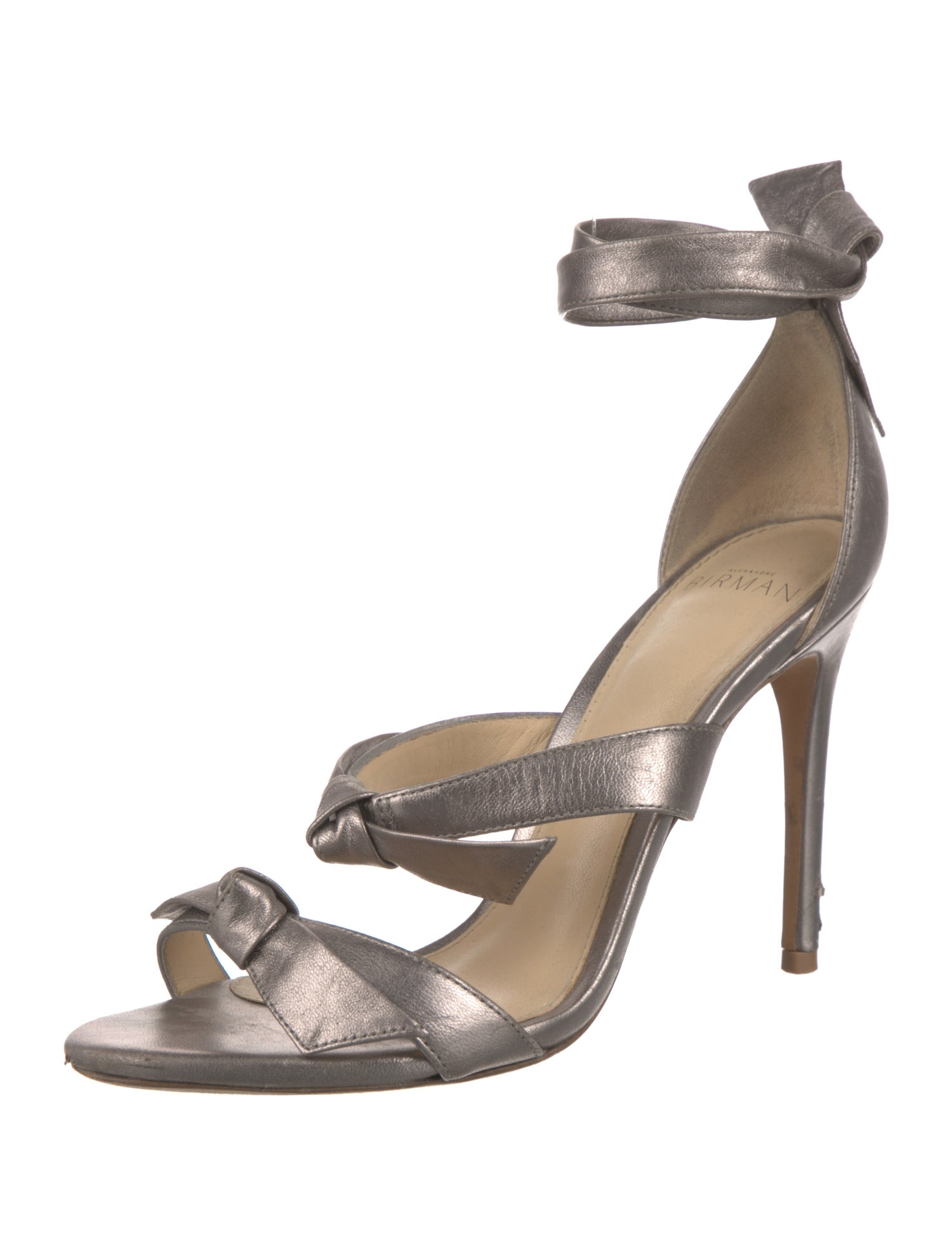 Alexandre Birman Leather Animal Print Sandals