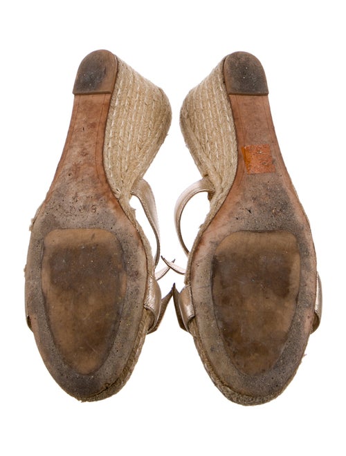 Alexandre Birman Leather Colorblock Pattern Espadrilles