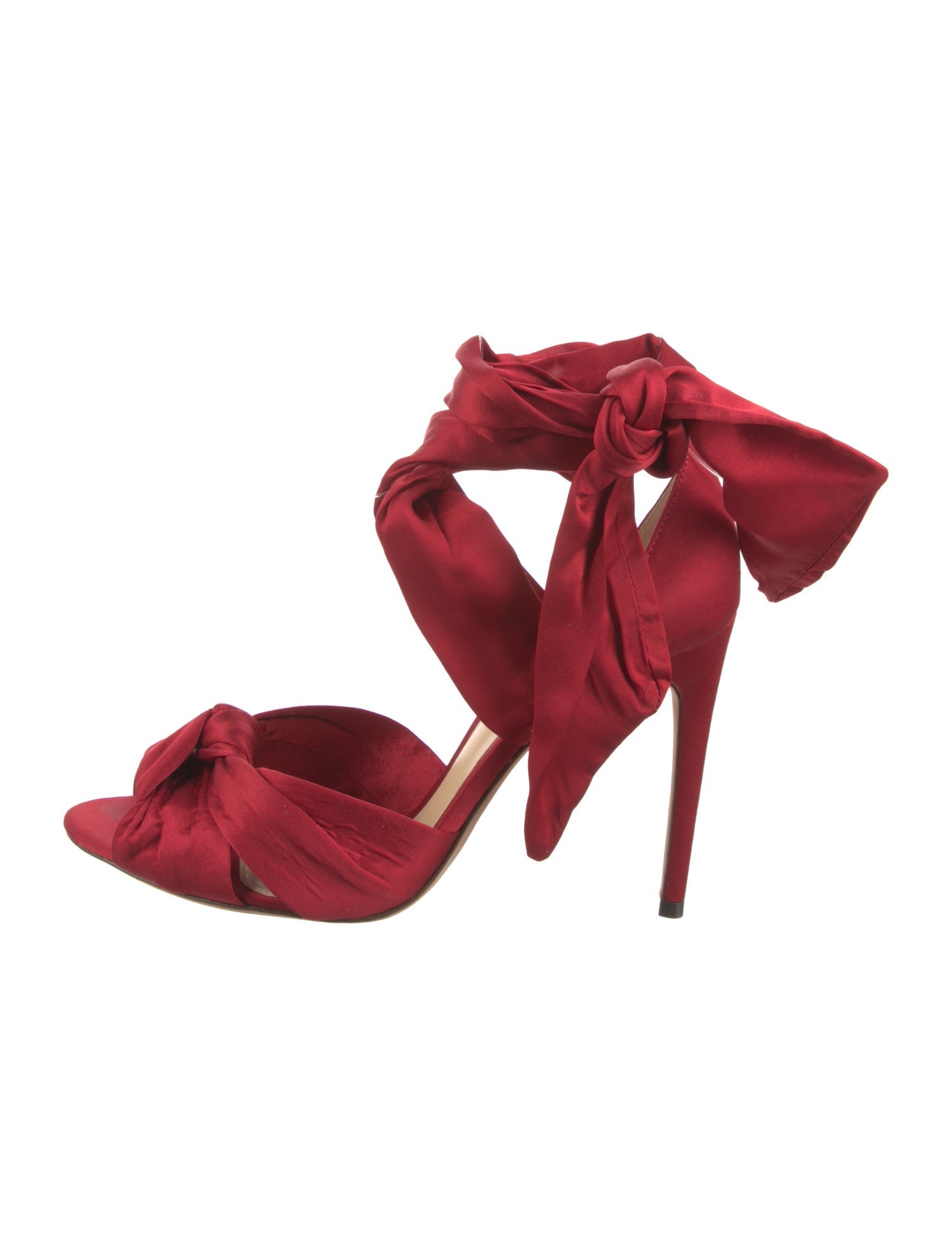 Alexandre Birman Satin Sandals