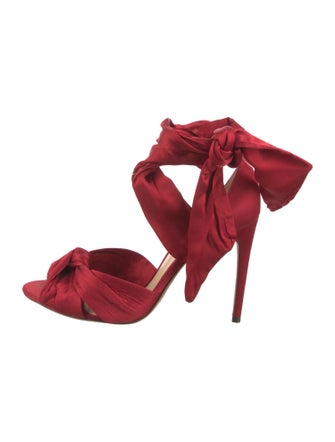 Alexandre Birman Satin Sandals