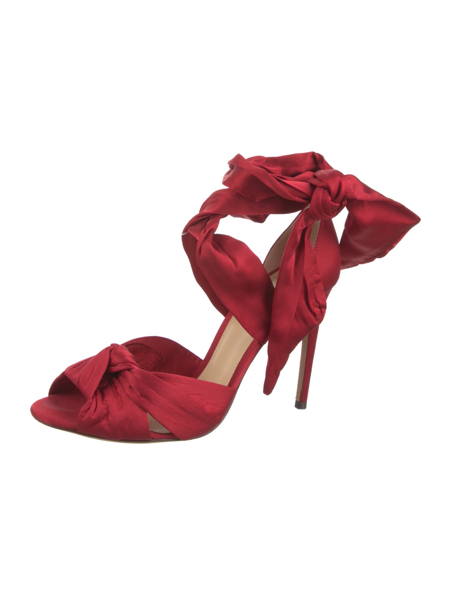 Alexandre Birman Satin Sandals