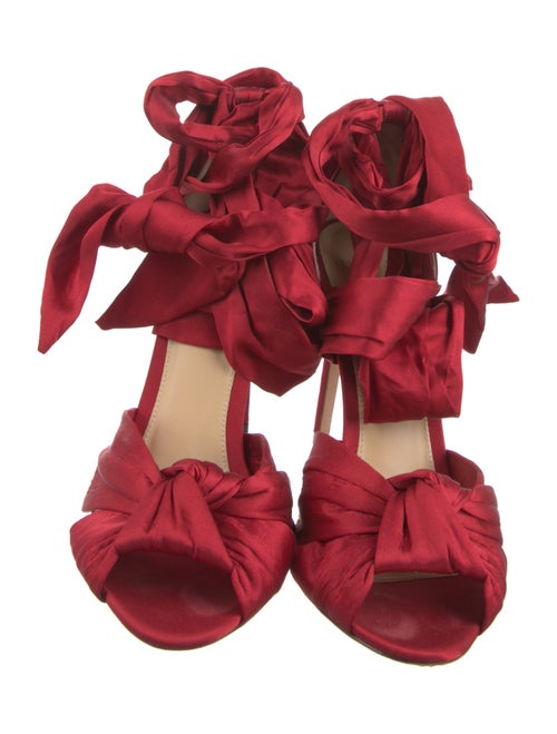 Alexandre Birman Satin Sandals