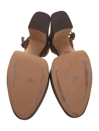 Alexandre Birman Suede D'Orsay Pumps