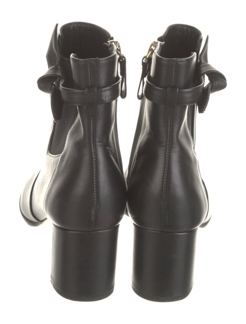Alexandre Birman Leather Bow Accents Boots