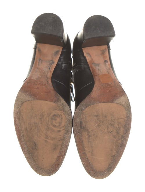 Alexandre Birman Leather Bow Accents Boots