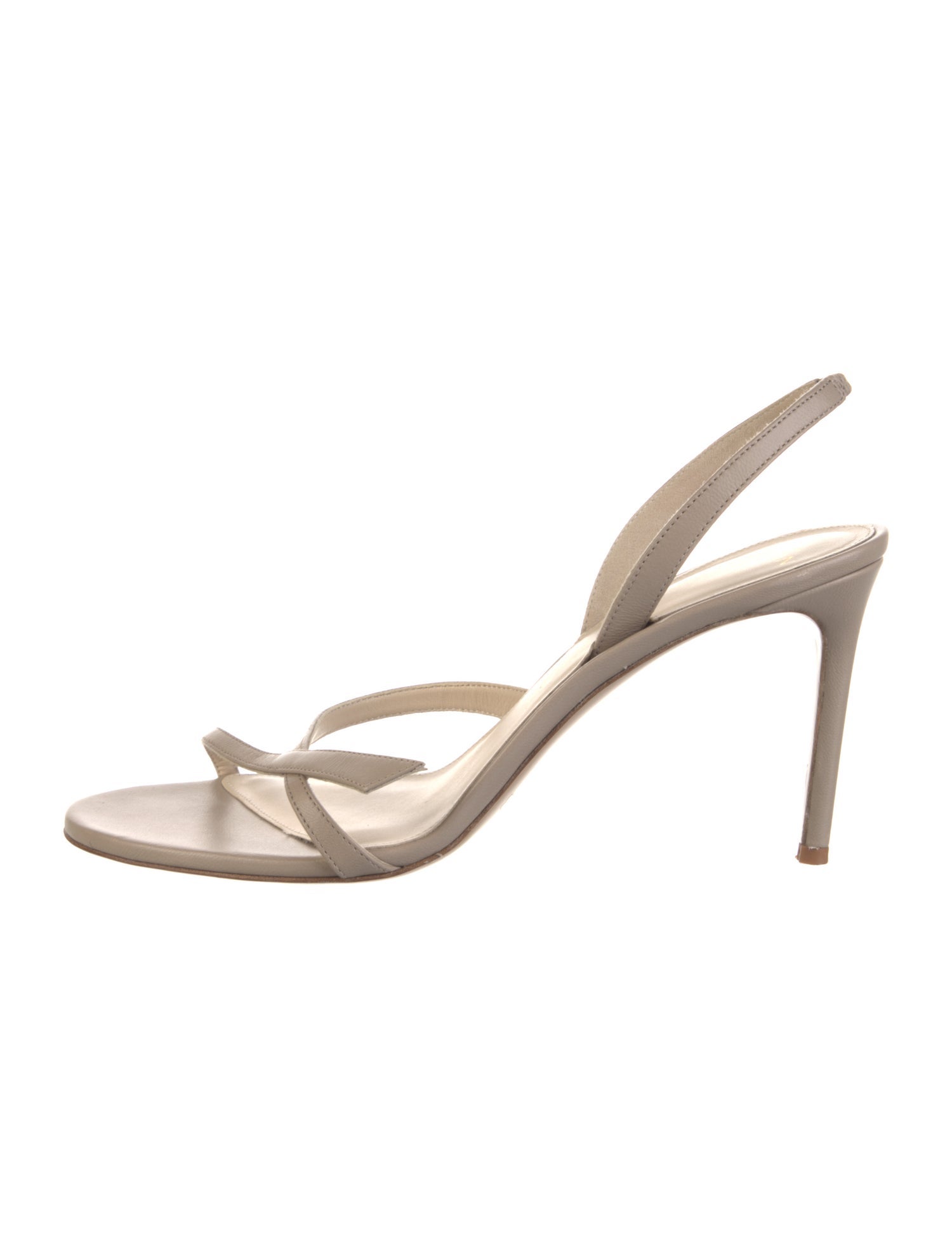 Alexandre Birman Leather Slingback Sandals