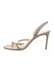 Alexandre Birman Leather Slingback Sandals