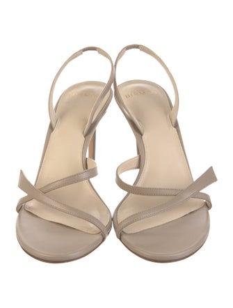 Alexandre Birman Leather Slingback Sandals