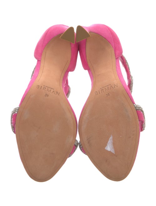 Alexandre Birman Suede Animal Print Sandals