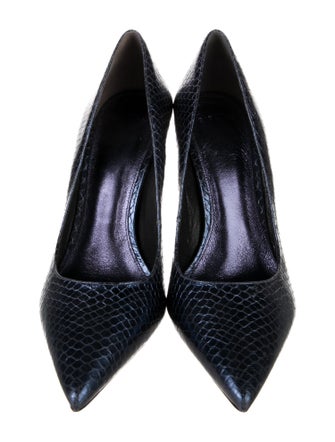 Alexandre Birman Embossed Leather Pumps